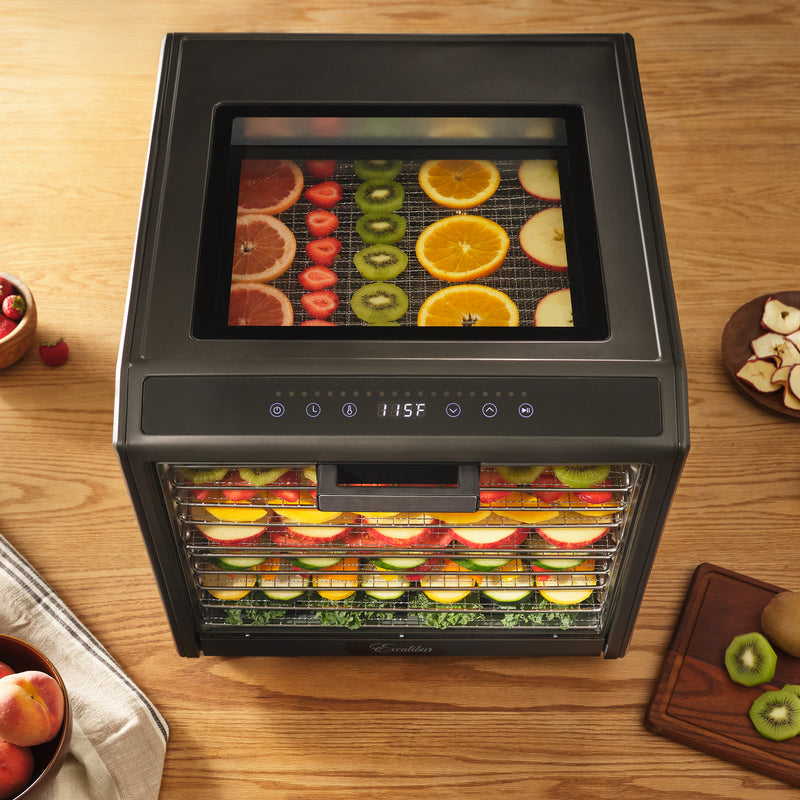 Excalibur 10 Tray Performance Digital Dehydrator, in Stainless Steel