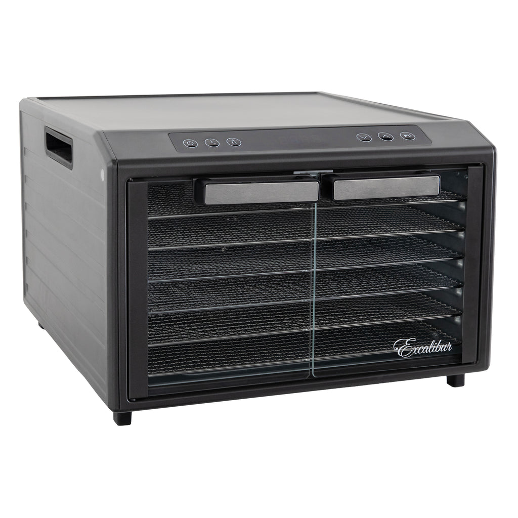 Excalibur 6 Tray Select Digital Dehydrator, in Stainless Steel