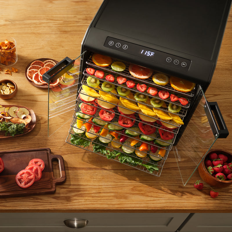 Excalibur 10 Tray Select Digital Dehydrator, in Stainless Steel