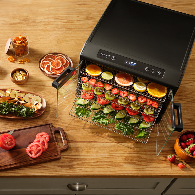 Excalibur 6 Tray Select Digital Dehydrator, in Stainless Steel
