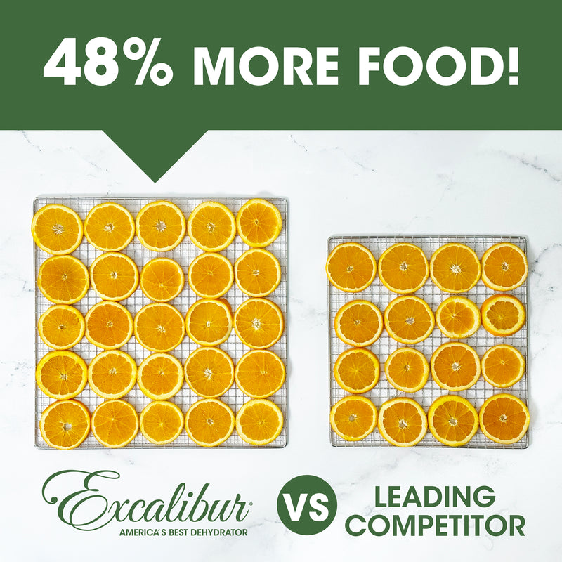Excalibur 10 Tray Select Digital Dehydrator, in Stainless Steel