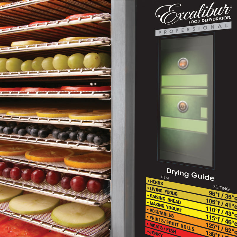 Excalibur 12-Tray Single-Zone Commercial Food Dehydrator