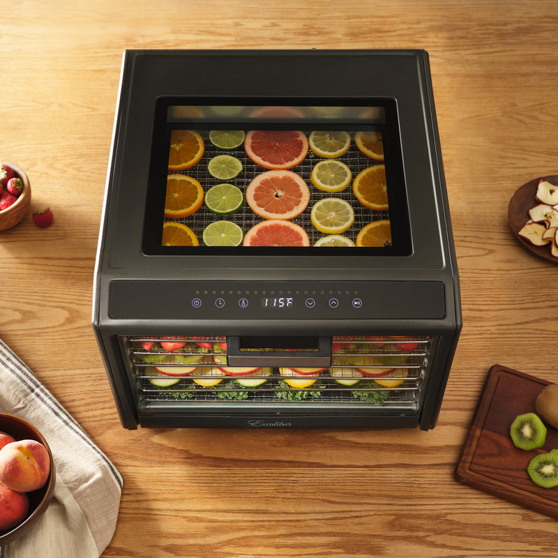 Excalibur 6 Tray Performance Digital Dehydrator, in Stainless Steel