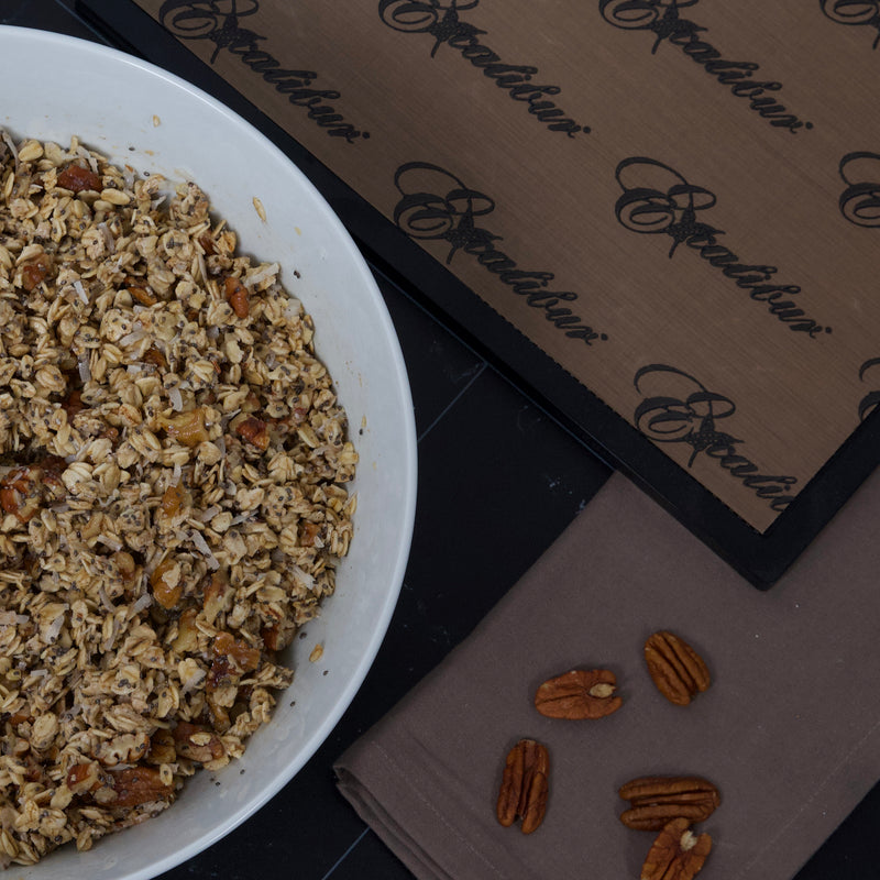 Excalibur ParaFlexx Premium Non-Stick Drying Sheet, 11" x 11", in Brown