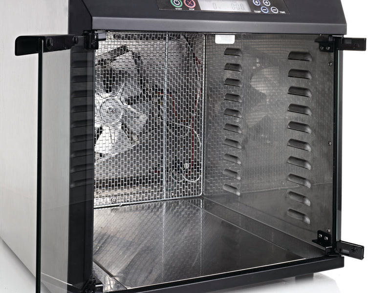 Excalibur 10 Tray Commercial Food Dehydrator with Two 99-Hour Timers, Stainless Steel