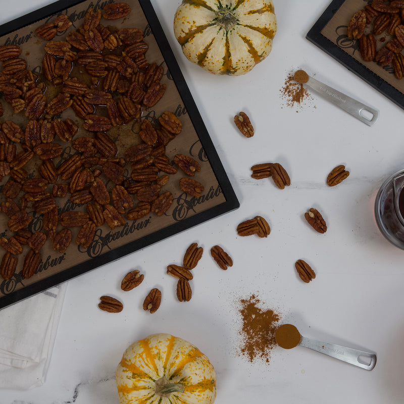 Excalibur ParaFlexx Premium Non-Stick Drying Sheet, 11" x 11", in Brown