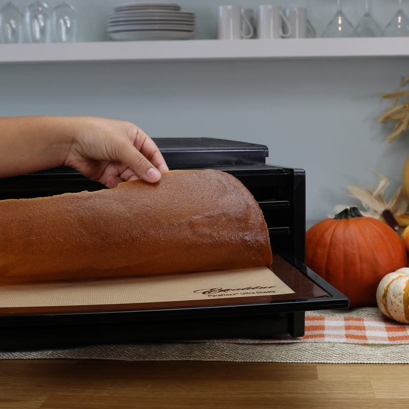 Excalibur Paraflexx Ultra Silicone Non-Stick Drying Sheet, 11" x 11", in Brown