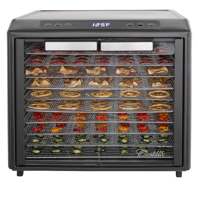 Excalibur 10 Tray Select Digital Dehydrator, in Stainless Steel