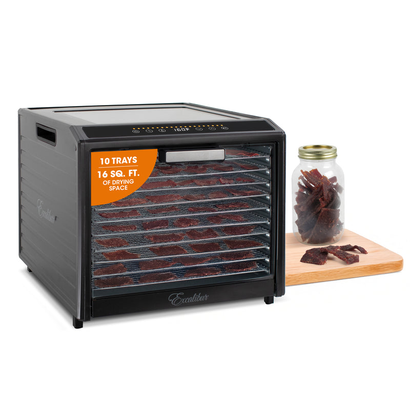 Excalibur 10 Tray Performance Digital Dehydrator, in Stainless Steel