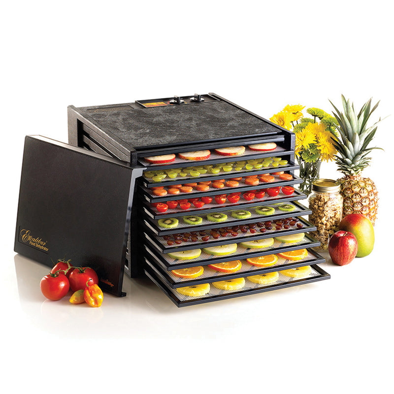 Excalibur 9-Tray Food Dehydrator with 26-HR Timer, in Black