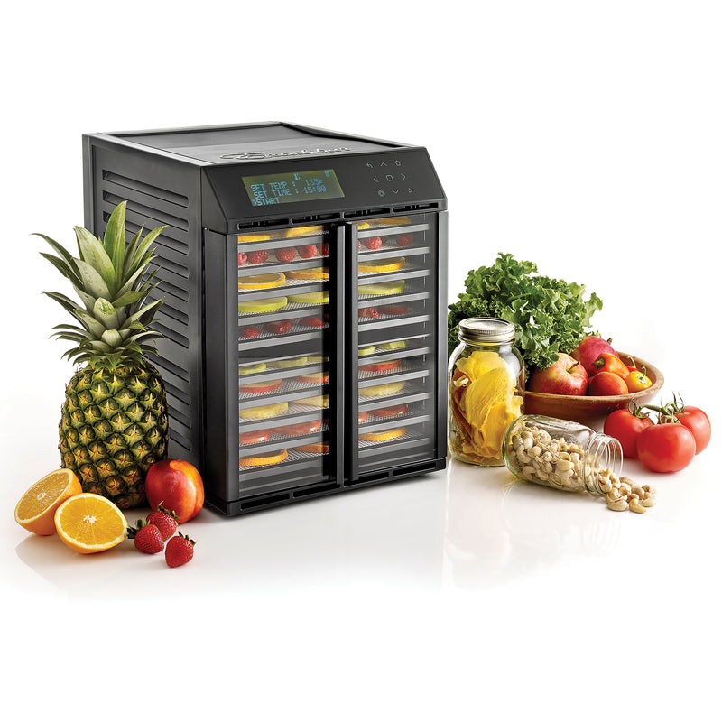 Excalibur 10-Tray Dual-Zone Food Dehydrator, in Black