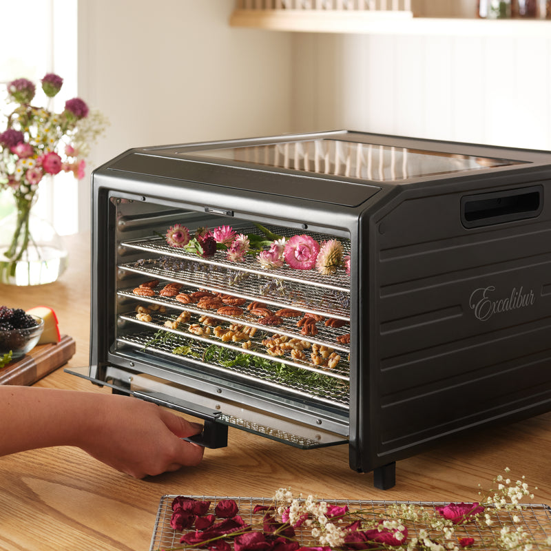Excalibur 6 Tray Performance Digital Dehydrator, in Stainless Steel