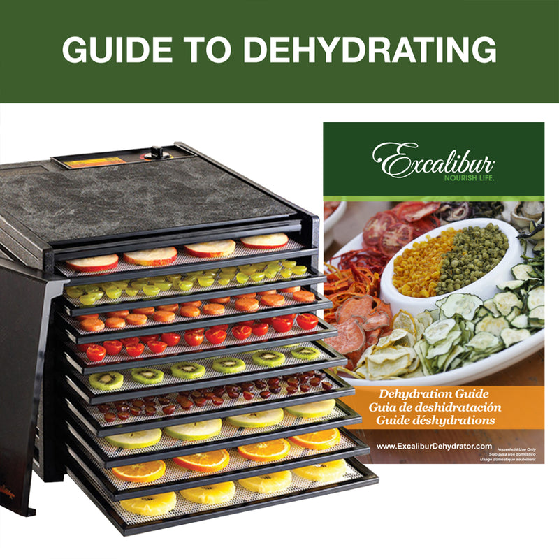 Excalibur 9-Tray Food Dehydrator, in Black