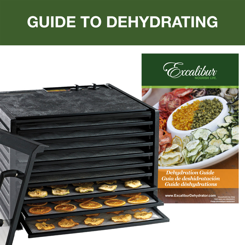 Excalibur 9 Tray Food Dehydrator with 26 Hour Timer, 3926TCDB